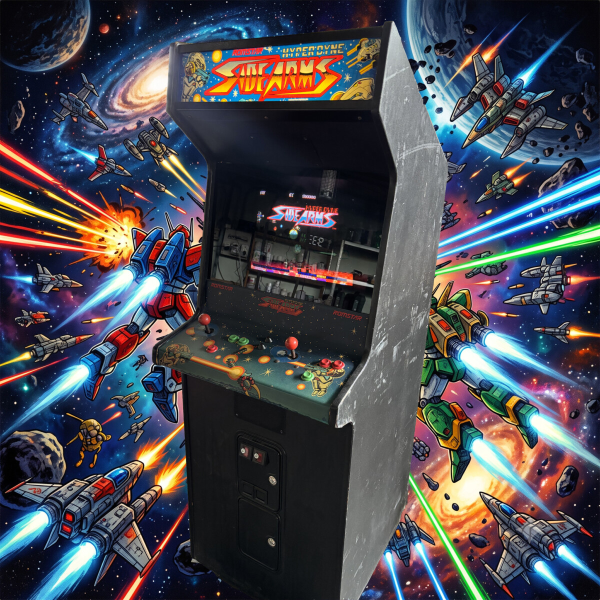 Hyperdyne Side Arms (1986) - Capcom